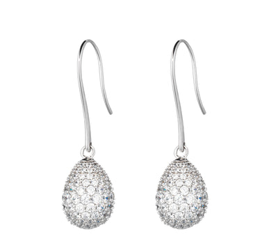 9Nine Egg Drop Earrings Tsars Collection by Tatiana Fabergé SA – 9Nine – Earrings