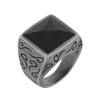 Ara Square Gemstone Ring