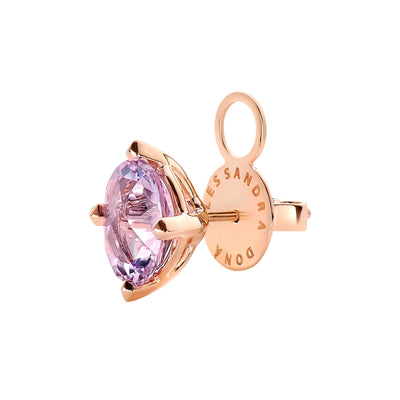 Secret Date Semiprecious Gemstone Mono Earring