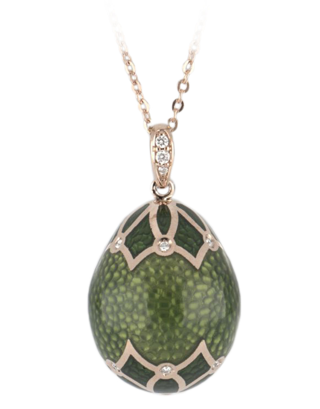 Empress Maria Earth Egg Pendant Necklace