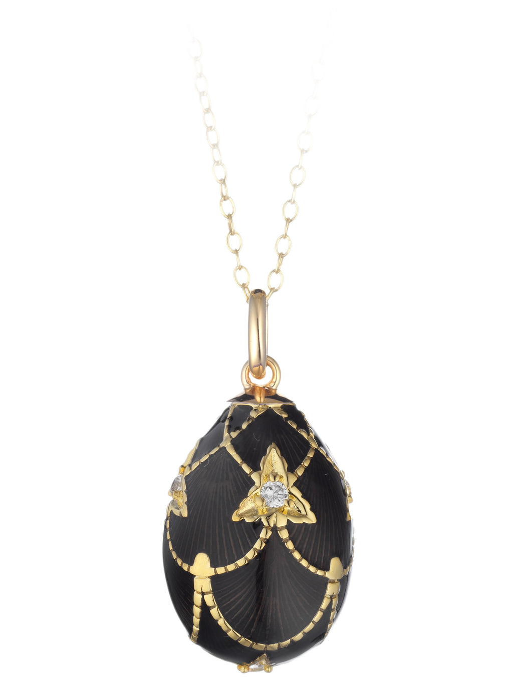 Peter Carl Chandelier Egg Pendant Necklace Tsars Collection by Tatiana Fabergé SA – Peter Carl Classics – Necklace