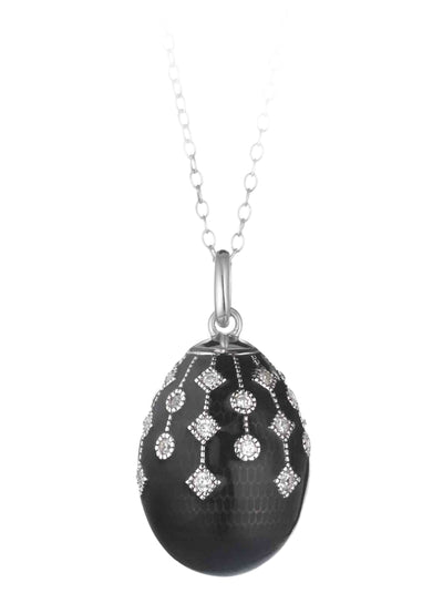 Peter Carl Falling Star Egg Pendant Necklace
