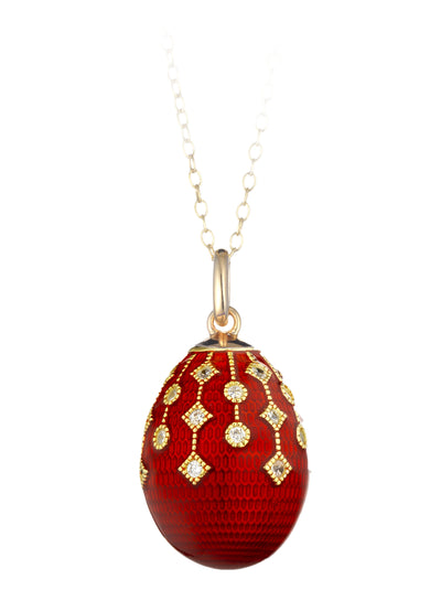 Peter Carl Falling Star Egg Pendant Necklace