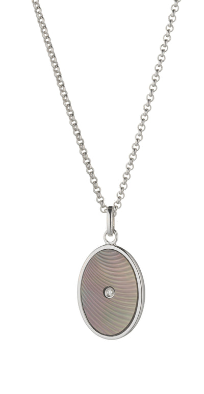 Moika Oval Pendant Necklace