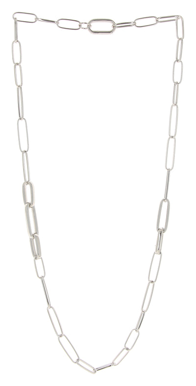 Forever Chic Paper Clip Link Necklace